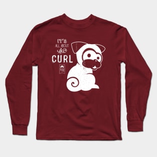 All About the Curl Tee (Vintage Look) Long Sleeve T-Shirt